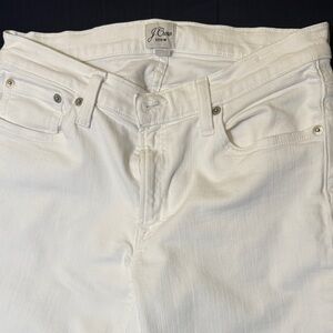 J. Crew Slim Straight White woman jeans